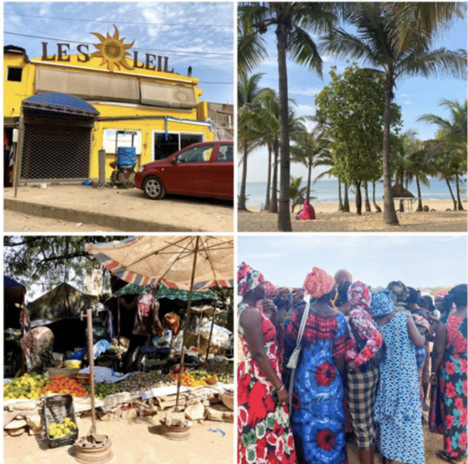 Bilder aus Senegal mit bunten Farben